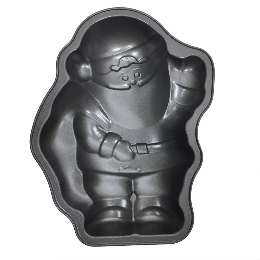 SANTA Cake Pan Baking Non Stick Christmas Holidays Bakeware Novelty Shape
